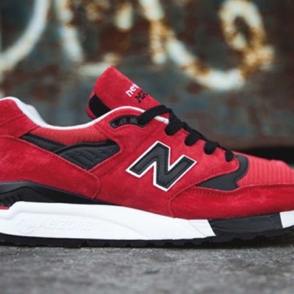 NEW BALANCE Red and Black 998 M998R0